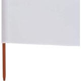  Vjetrobran sa 6 panela od tkanine 800 x 160 cm pješčano bijeli | shoptok.hr