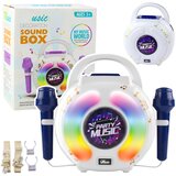  Set za karaoke sa LED zvučnikom i 2 mikrofona - Sand BoX | shoptok.hr