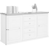 Hom`in KOMODA, siva, bela | Shoptok.si