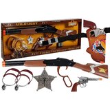  Kaubojski set za igru Colt Revolver sa značkom šerifa Cijene
