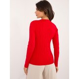Wool Fashion Italia Sweater-AT-SW-2338-2.61-dark red | Shoptok.si