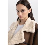 Defacto Regular Fit Plush Lining Suede Coat Parka | Eponuda.ba