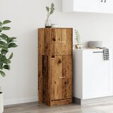 Ormarić za lijekove boja starog drvo 40x41x118 cm drveni | shoptok.hr