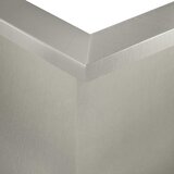  Zid za zadržavanje 50 x 50 x 30 cm Nehrđajući čelik Srebrna | shoptok.hr