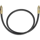 Cinch Audio Priključni kabel [1x Muški cinch konektor - 1x Muški cinch konektor] 6 m Antracitna boja pozlaćeni kontakti