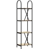  Polica Sonoma hrast 40 x 30 x 146 cm Konstruirano drvo | Eponuda.ba