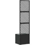  Vrtni rešetkasti saksija Crna 35 x 30 x 135 cm Metal | shoptok.hr