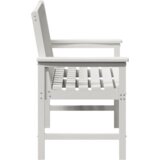 vidaXL vrtna klupa bijela 120 cm hdpe | shoptok.hr
