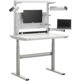 Treston Delovna miza z električno nastavitvijo višine, standardna izvedba, ŠxG 900 x 800 mm | Shoptok.si