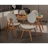 Hanah home trpezarijski set touch (4S), hrast-bež | ePonuda.com