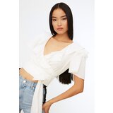 Trendyol Ženska bluza Volan Detailed crna | siva | ePonuda.com
