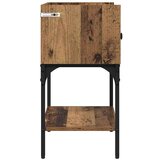 vidaXL Noćni ormarić Staro drvo 40 x 29 x 60 cm Konstruirano drvo | shoptok.hr
