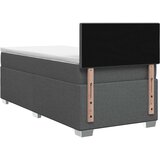  Boxspring krevet s madracem Tamnosiva 90 x 190 cm Tkanina | shoptok.hr