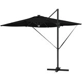 Roma Suncobran Crna 286 x 284 x 270 cm Aluminij i poliester | Eponuda.ba