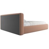Makamii Svetlo rožnata oblazinjena zakonska postelja s prostorom za shranjevanje z letvenim dnom 160x200 cm Kiana – | Shoptok.si