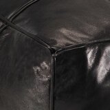  Tabure crni 60 x 60 x 30 cm od prave kozje kože | Eponuda.com
