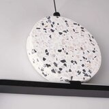  LED luster na sajli FLORENTYNA LED/48W/230V 4000K crna/bela | Eponuda.com