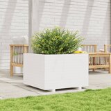  Vrtna sadilica bijela 70x70x49,5 cm od masivne borovine | shoptok.hr