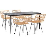  5-dijelni vrtni blagovaonski set od poliratana | shoptok.hr