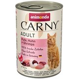  Varčno pakiranje animonda Carny Adult 12 x 400 g - Puran, piščanec & kozice | shoptok.hr