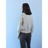 Sinsay Debeli pulover s ukrasnim gumbima i dodatkom vune | shoptok.hr