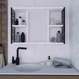 MID.YOU Omara Z Ogledalom Bamela, Črna, Bela | Shoptok.si