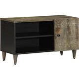 vidaXL TV omarica svetlo siva 80x31,5x46 cm masivni les Mango | Shoptok.si