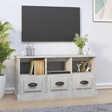 TV ormarić boja betona 100x35x50 cm od konstruiranog drva | shoptok.hr