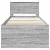  Krevetna konstrukcija Siva Sonoma 75 x 190 cm Konstruirano drvo | shoptok.hr