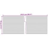  Vrtni zasloni za privatnost 10 kom svjetlosivi 252,5x19 cm PVC | Eponuda.com