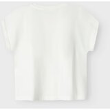 name it Majica 'NKFFORVA' zlatna / bijela | shoptok.hr