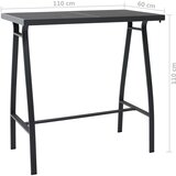  5-dijelni vrtni barski set crno-sivi | shoptok.hr