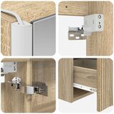  Set ormarića za kupaonicu 4 kom. Hrast sonoma Konstruirano drvo | shoptok.hr