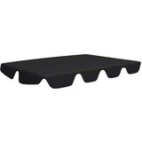  Zamjenski krov za vrtnu ljuljačku crni 188/168 x 145/110 cm | shoptok.hr