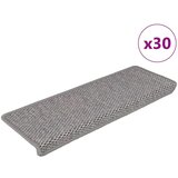 vidaXL Samoljepljivi otirači za stepenice 30 kom 65x21x4 cm srebrni | shoptok.hr