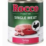 Rocco Ekonomično pakiranje Single Meat 12 x 800 g Puretina
