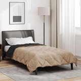  Poletna odeja Črna in taupe 200 x 140 cm Mikrovlakna, (5000288057) | Shoptok.si