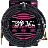 Ernie Ball kabel P06086 - 18FT(4,5m) BRAIDED 6,3mm - 6,3mm L instrument - BLK boja | Eponuda.ba