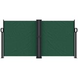  Zložljiva stranska tenda temno zelena 120x1000 cm | Shoptok.si
