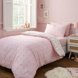 Belle & Boo Bijela/ružičasta pamučna dječja posteljina za krevet za jednu osobu 135x200 cm Ballerina – | shoptok.hr