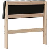 vidaXL tapecirano vzglavje temno siva 80 cm masivno borovo les | Shoptok.si