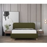 Maison de Rêve Zeleni tapecirani bračni krevet s prostorom za odlaganje s podnicom 140x200 cm Noto – | shoptok.hr
