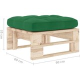  Vrtni otoman od paleta od impregnirane borovine | shoptok.hr