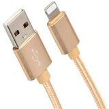 X Wave kabl usb iphone 2M 3A,lightning aluminium,upleteni zlatni cene