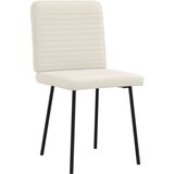  Jedilni stoli 4 kosi krem žamet, (21822143) | Shoptok.si
