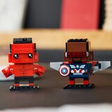 Lego super heroes - figure kapetana amerike i crvenog hulka (40668)