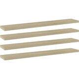 vidaXL Dodatne police za omaro 4 kosi sonoma hrast 60x10x1,5 cm | Shoptok.si