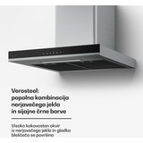 Klarstein Verosteel napa 60 cm, Elegantna, minimalistička, snažna, Energetska klasa A++, 881,6 m³/h | shoptok.hr