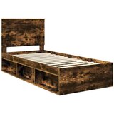  Konstrukcija postelje z vzglavjem Dimljeni oreh 90 x 200 cm, (5000103428) | Shoptok.si