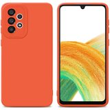 Cadorabo Ohišje, združljiv s Samsungom v tekočini Orange - Zaščitni pokrov iz fleksibilnega silikona TPU, (20591359) Cene